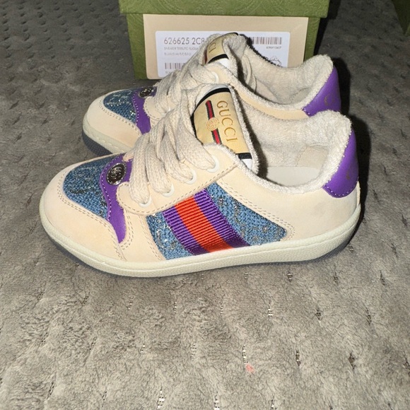 Worn 1x just for a photoshoot. Gucci Toddlers shoe EUR size 23 US7. Final Sale - Picture 2 of 4